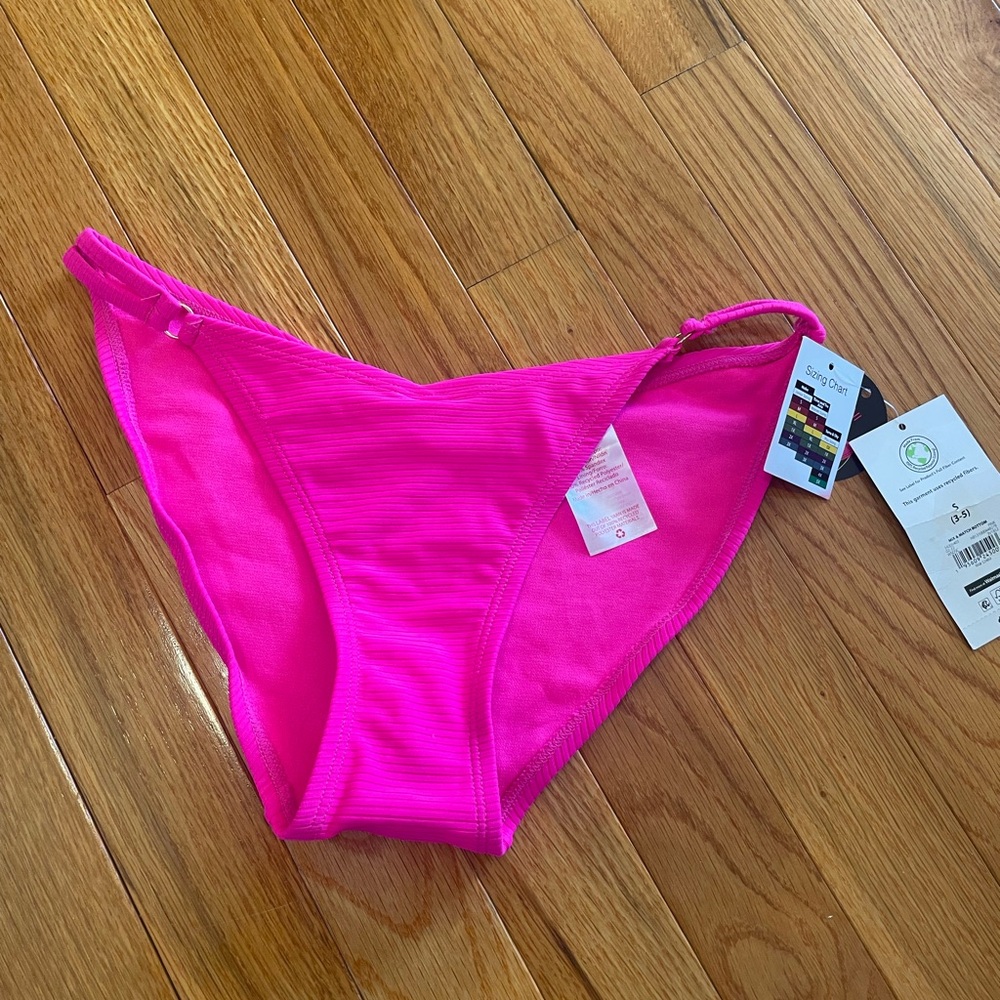 Vibrant Pink Bikini Bottom NWT Small